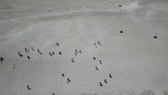 Sand boarding at Lancelin