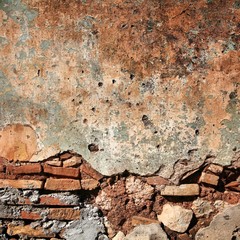 Background wall. Weathered backdrop.