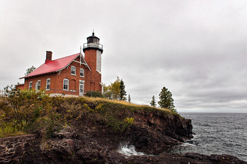 Fototapeta na wymiar Eagle Harbor Lighthouse