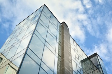 Obraz na płótnie Canvas Fragment of new business center building