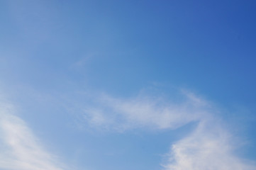 Fototapeta premium blue sky and white clouds