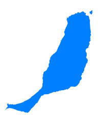 Karte von Fuerteventura - 294883103