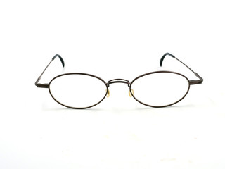 Fototapeta premium Presbyopia glasses, isolated on a white background.