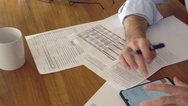 Filling an individual income tax return