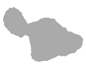 Karte von Maui