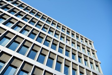 Fototapeta premium Fragment of new business center building