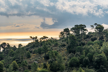 Lever de soleil sur la mer
