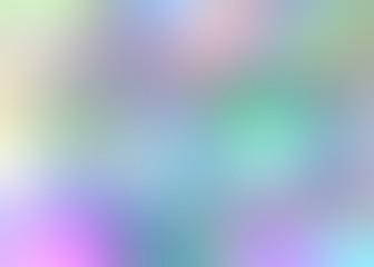 Pink green blue flares defocus pattern. Abstract blur joyful background. Festive template design.