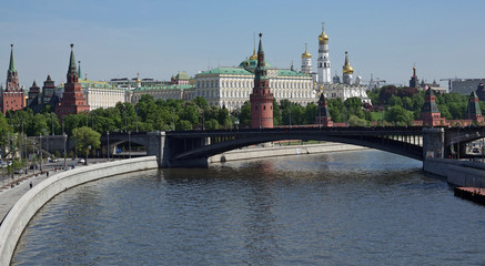 Obraz premium Vue sur le Kremlin de Moscou
