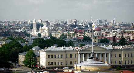 Vue sur la ville de Saint Petersbourg - Russie