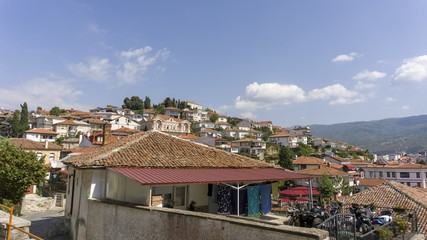 architecture details from ohrid town in northern macedonia