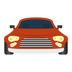 sedan car vehicle isolated icon