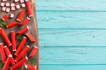 Crab sticks from fish protein © whitestorm