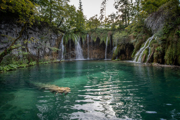 Plitvice lake one of the most famous National Park in Croatia
