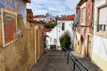 Fototapeta na wymiar street in Odivelas, old part