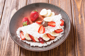 Brazilian breakfast tapioca