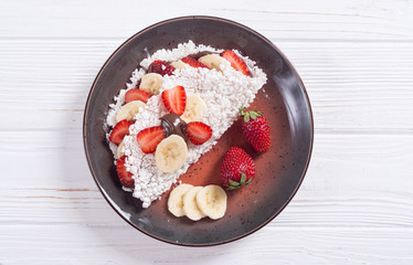 Brazilian breakfast tapioca
