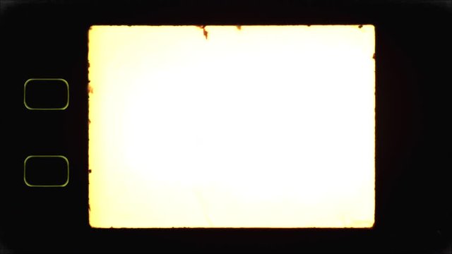 Super 8 mm border frames animated flickering