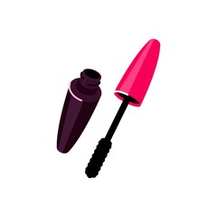 Mascara vector object flat style