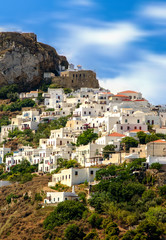 The town of Skyros island ,Sporades, Greece