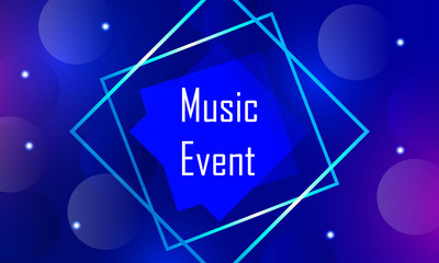 Music Event Invitation Banner