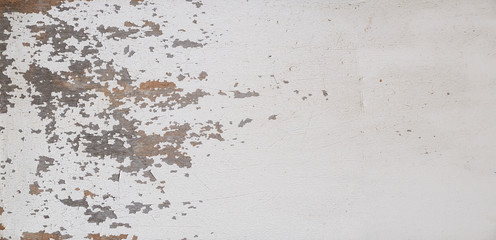 White wood texture, Peeling paint on the wooden. Empty for design, pattern, cover, overlay texture,...