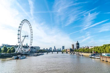 Foto op Canvas Big Ben and Westminster Bridge in London, UK © topntp
