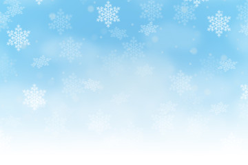 Naklejka na ściany i meble Christmas background backgrounds card pattern winter decoration snow snowflakes copyspace copy space