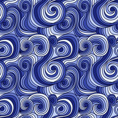 Seamless pattern as abstract clouds