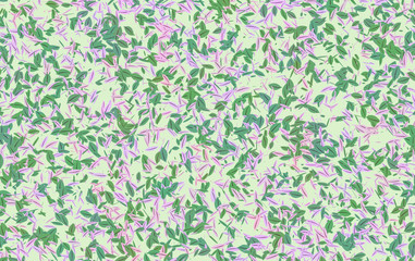 decorative colored leaves 