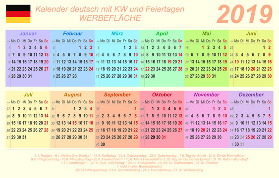 Kalender 2019" Images – Browse 11 Stock Photos, Vectors, and Video | Adobe  Stock