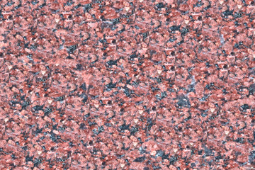 granite wall surface, facade, red-gray with black dots