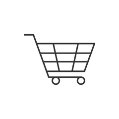 Shopping Cart Icon Vector Illustration