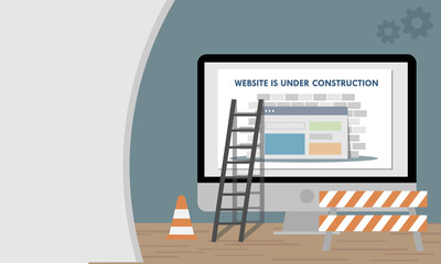 Website is under construction Work Coming soon Screen