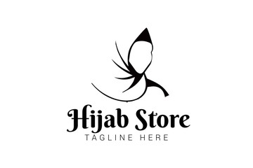 Fototapeta premium Muslimah Hijab logo template