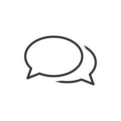 Speech Bubble Chat Icon Vector Illustration
