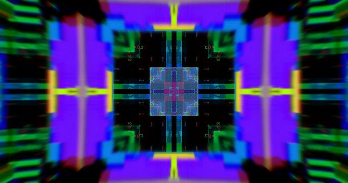 Hypnotic Pixels. VJ Loop 11