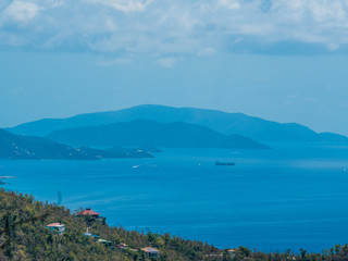 Fototapeta na wymiar View from East End of St John Island