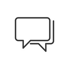 Speech Bubble Chat Icon Vector Illustration