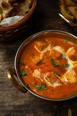 Paneer Butter Masala with Rot i- Diwali special Indian vegetarian meal