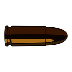 bullet gold realistic vector illustration