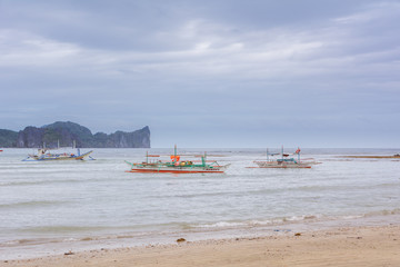 Obraz premium boat on the beach