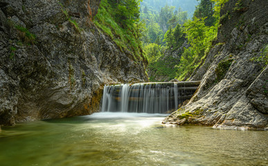 Fototapeta na wymiar Wasserfall - Hinterstoder - Oberösterreich
