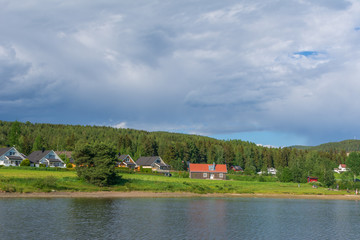Fototapeta na wymiar House life Norway 