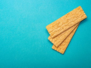 Sugar-free rye breads and nutritional supplements are natural healthy foods.