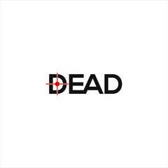 Smart logo and typography for target /dead  logo designs