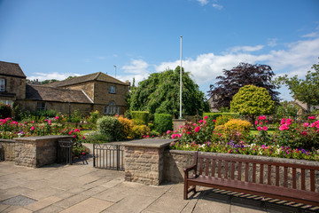 A lovely summer day in Bakewell, the Peak District, Derbyshire, England