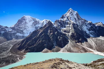 Crédence de cuisine en verre imprimé Lhotse The Cholatse in Nepal