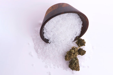 Cannabis salt, marijuana wellness products