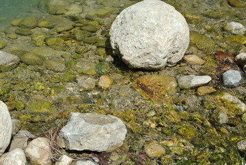 Stones in the water